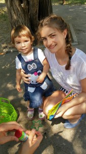 Полина и двоюродная сестричка Влада 