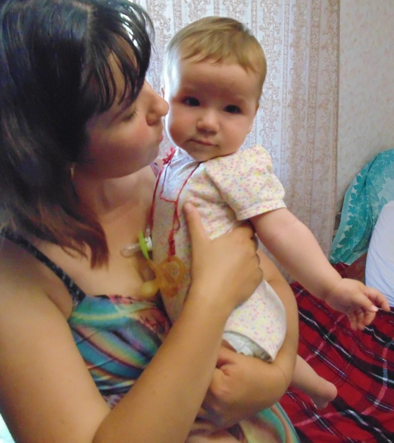 Полина Морозовская с мамой