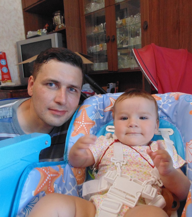 Полина Морозовская с папой